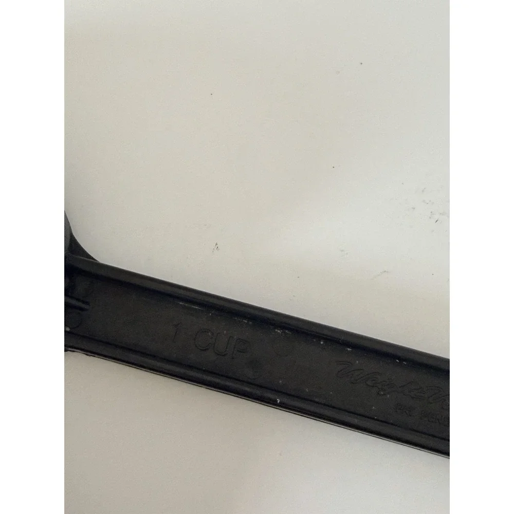 Weight Watchers Measuring Ladle Spoon 1/2 & 1 Cup Portion Control Blk Long Handl